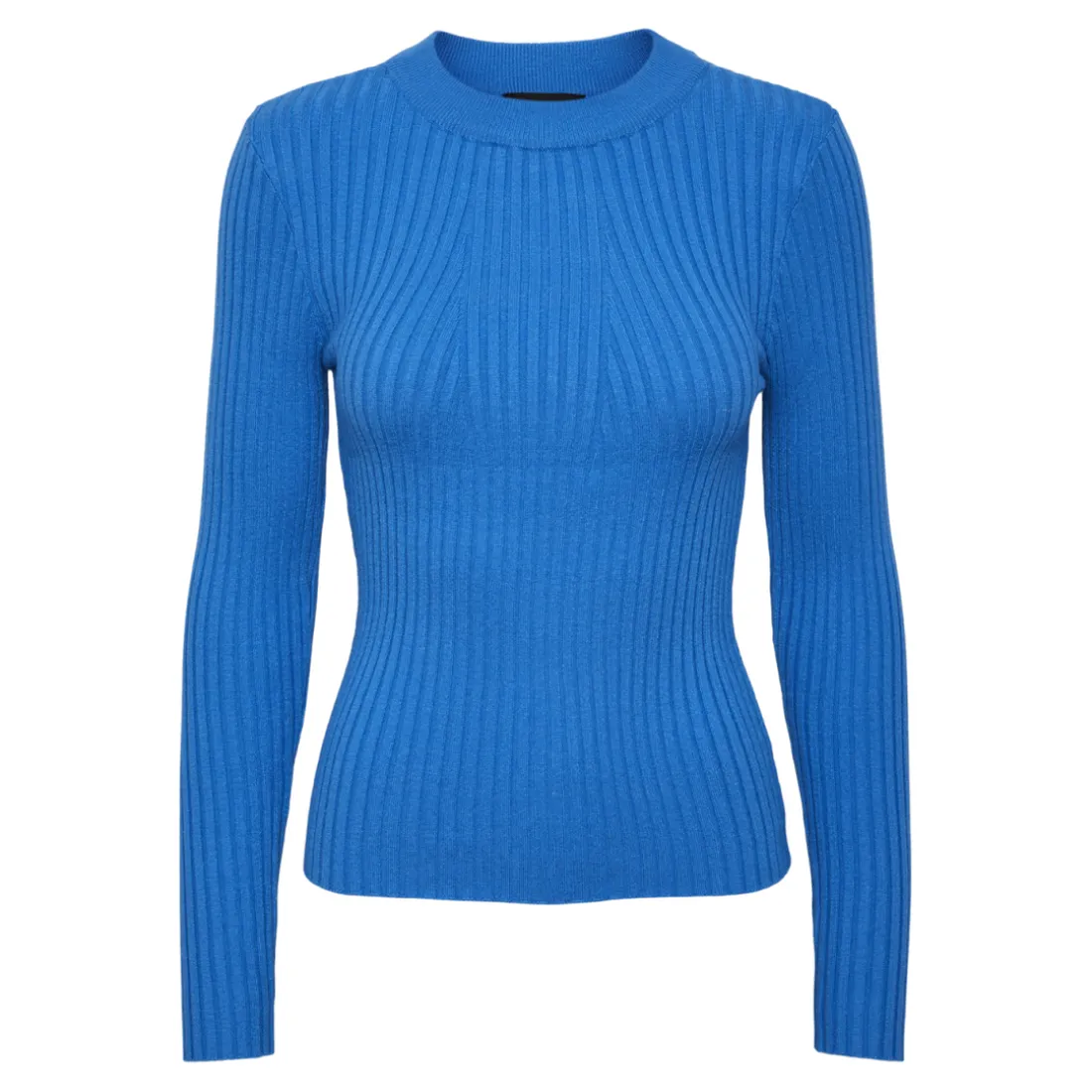 Pull en maille viscose Crista bleu clair Tia