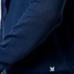 Pull en viscose LAYER bleu marine