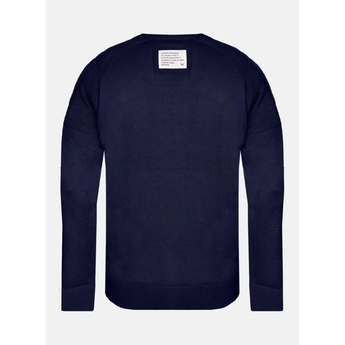 Pull en viscose LAYER bleu marine