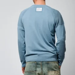 Pull en viscose LAYER Sky bleu ciel