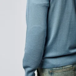 Pull en viscose LAYER Sky bleu ciel