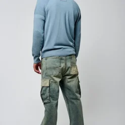 Pull en viscose LAYER Sky bleu ciel