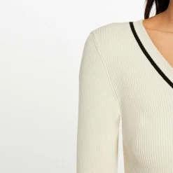 Pull femme Morgan ivoire en viscose