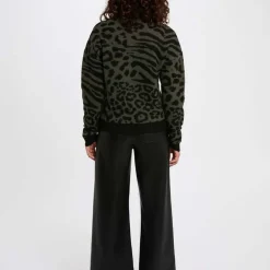 Pull femme Morgan kaki foncé