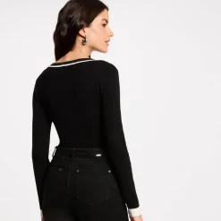Pull femme Morgan noir en viscose