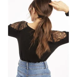 Pull femme NOIR - Naf Naf en viscose