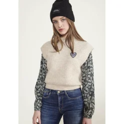 Pull fille, BELLGI blanc Gigi