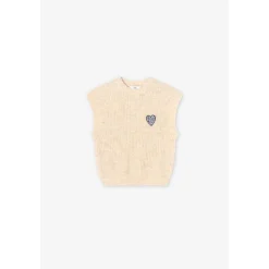 Pull fille, BELLGI blanc Gigi