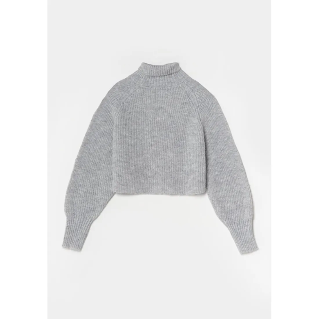 Pull fille, Saiagi gris clair en coton