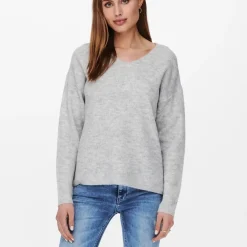 Pull gris foncé mélange Ria