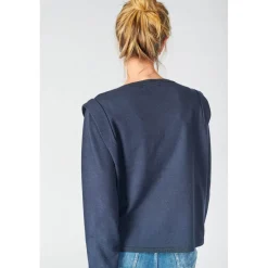 Pull Lilly bleu marine en viscose