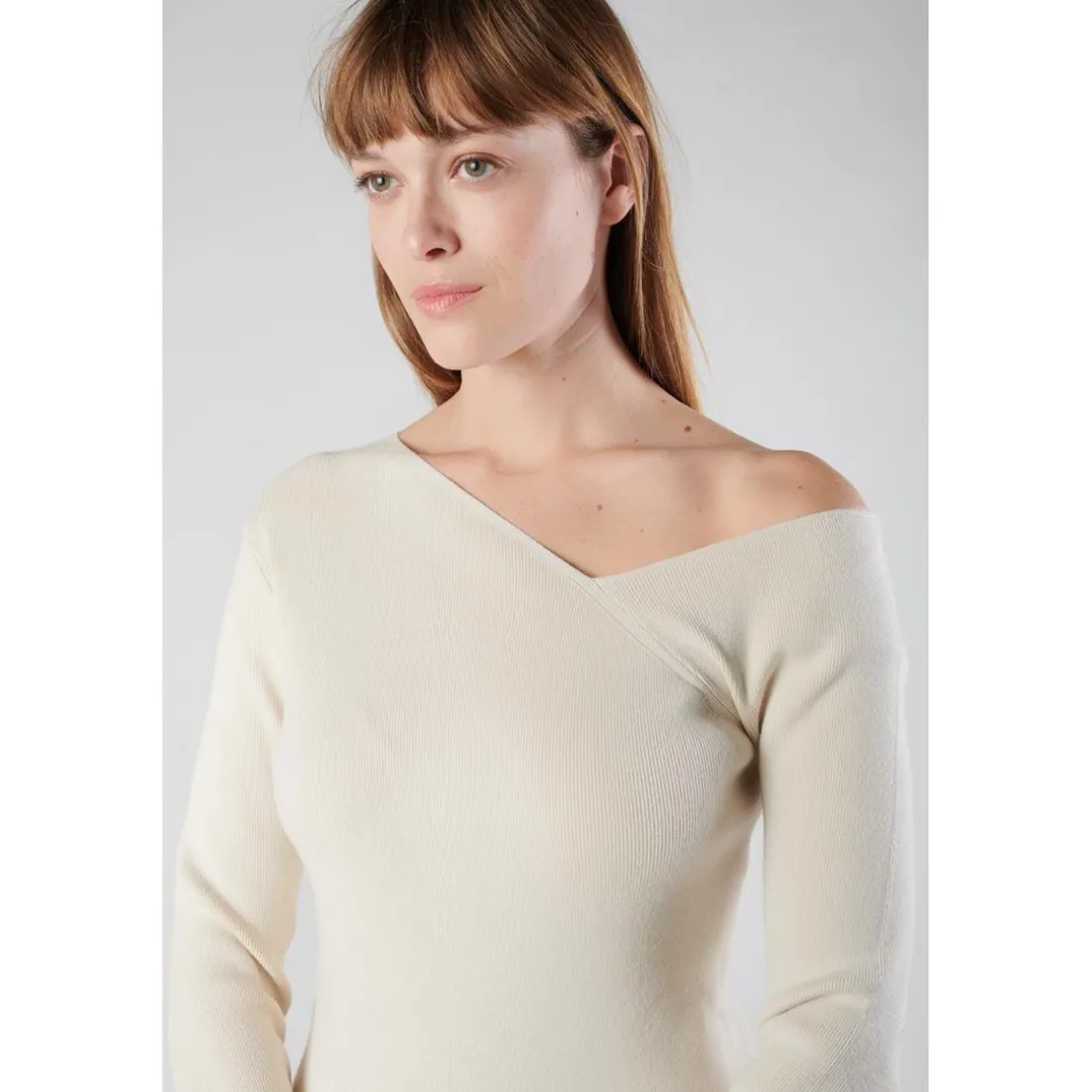 Pull LINA blanc en viscose