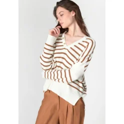 Pull LOBELIE blanc Lila
