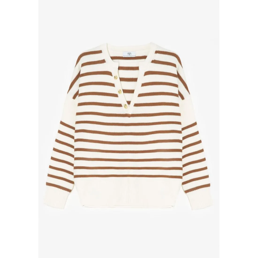 Pull LOBELIE blanc Lila
