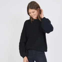 Pull maille pointelle Beth en viscose