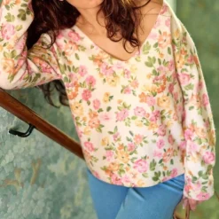 Pull MARGOT fleurette