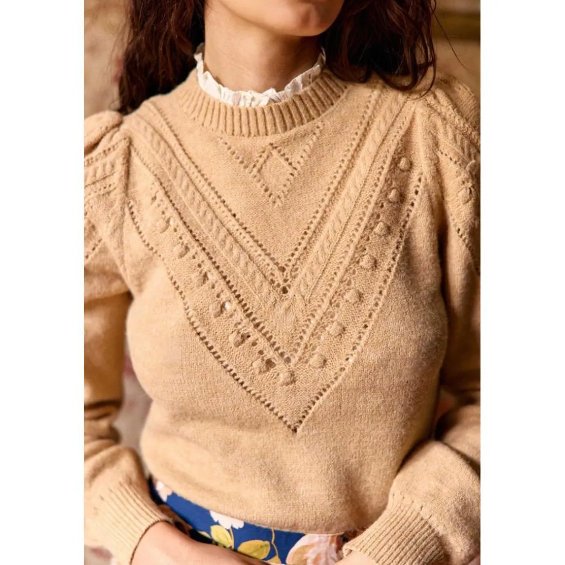 Pull MARTA beige