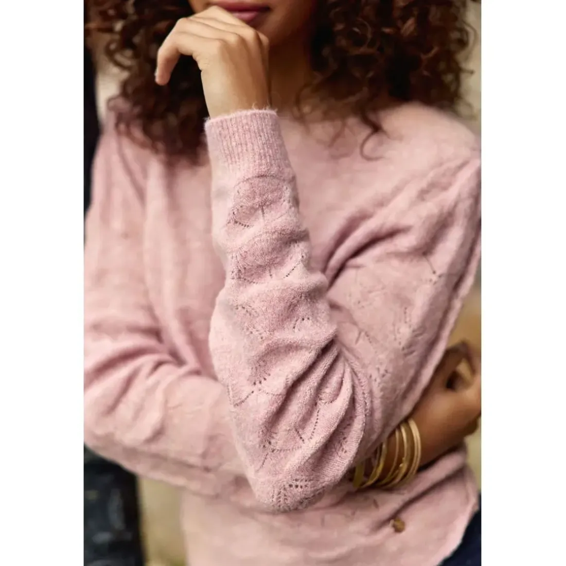Pull MORGANE rose