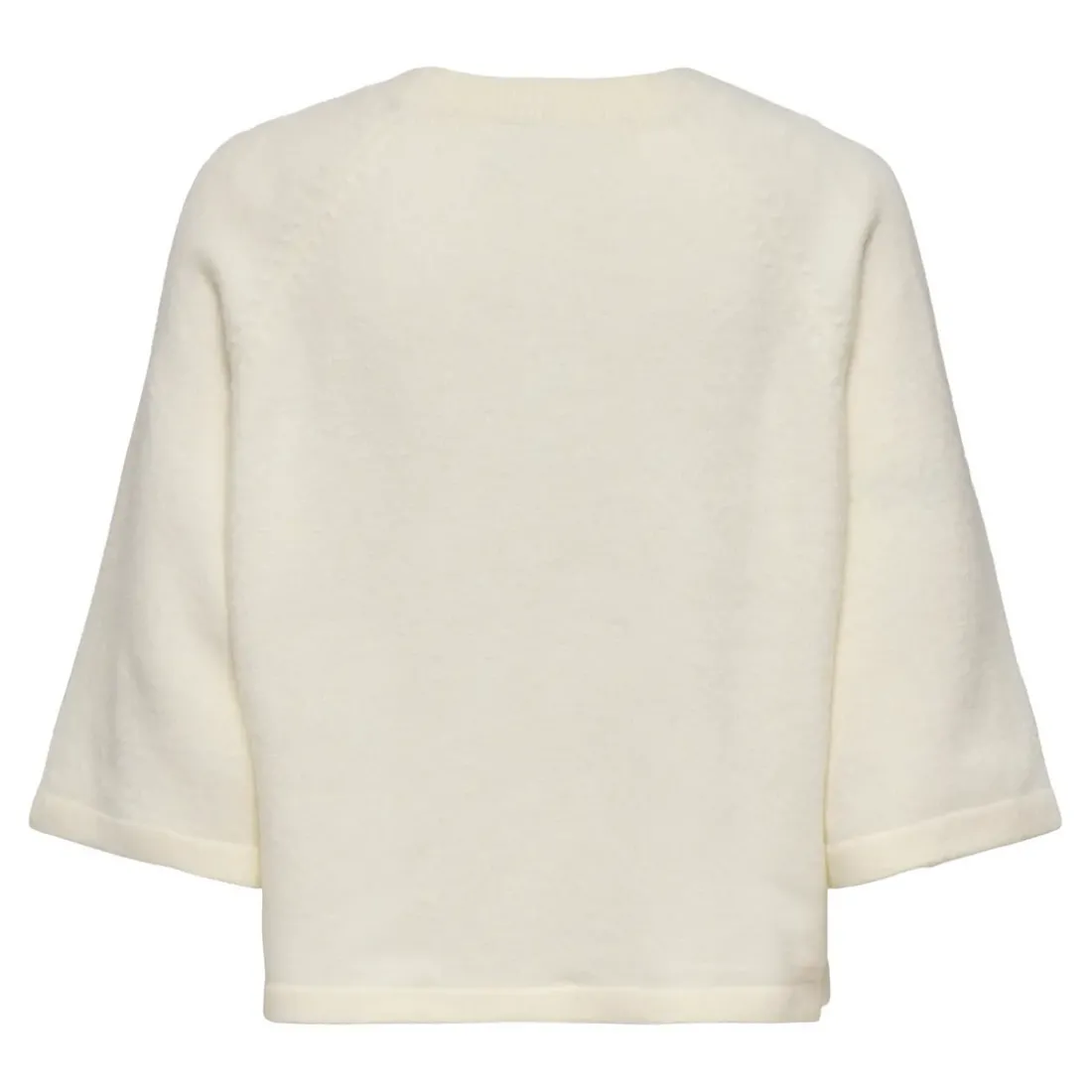 Pull ONLSIMONI 3/4 - Blanc Cassé Mia