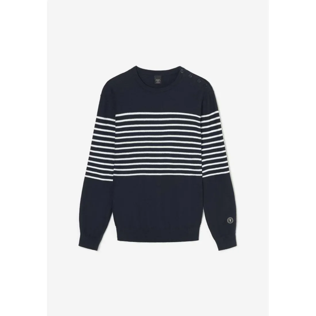 Pull ORAS bleu en coton