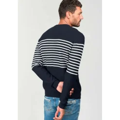 Pull ORAS bleu en coton