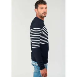 Pull ORAS bleu en coton