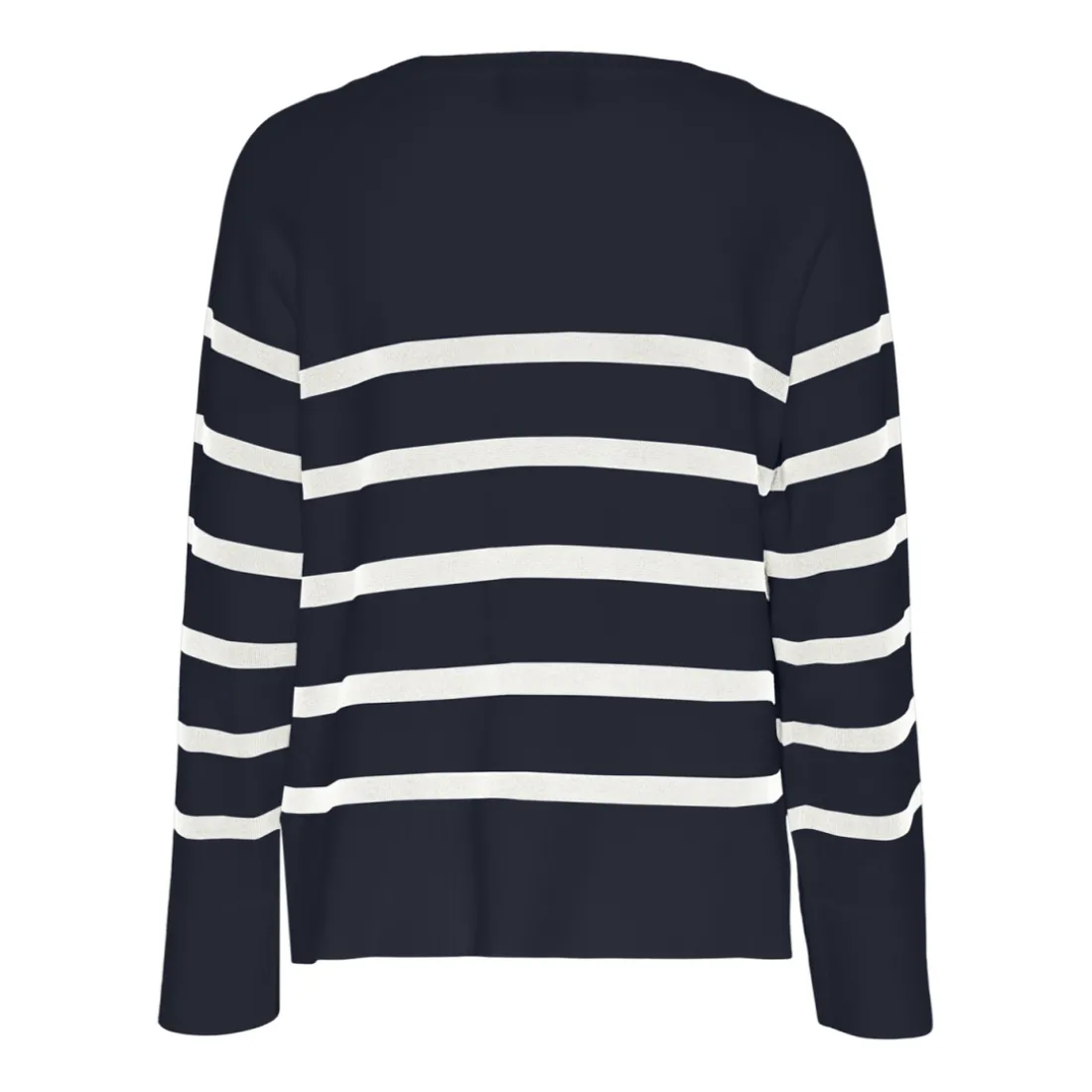 Pull over manches longues Sia bleu en viscose Bree