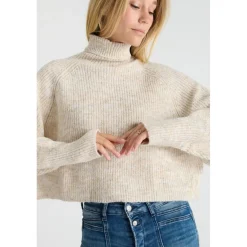 Pull SAIAGI beige Trix en coton