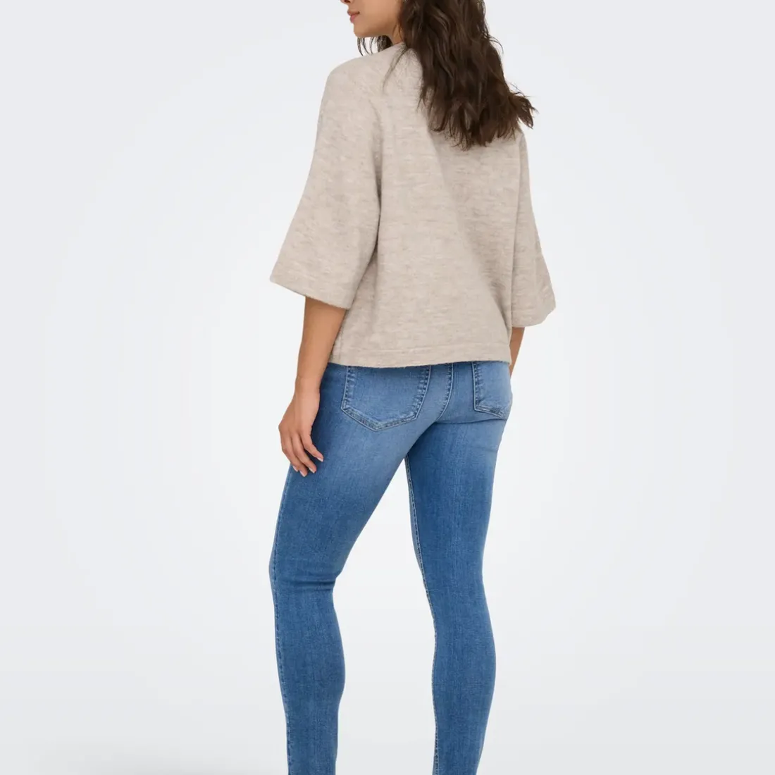 Pull Simoni 3/4 - Brun stone Bea