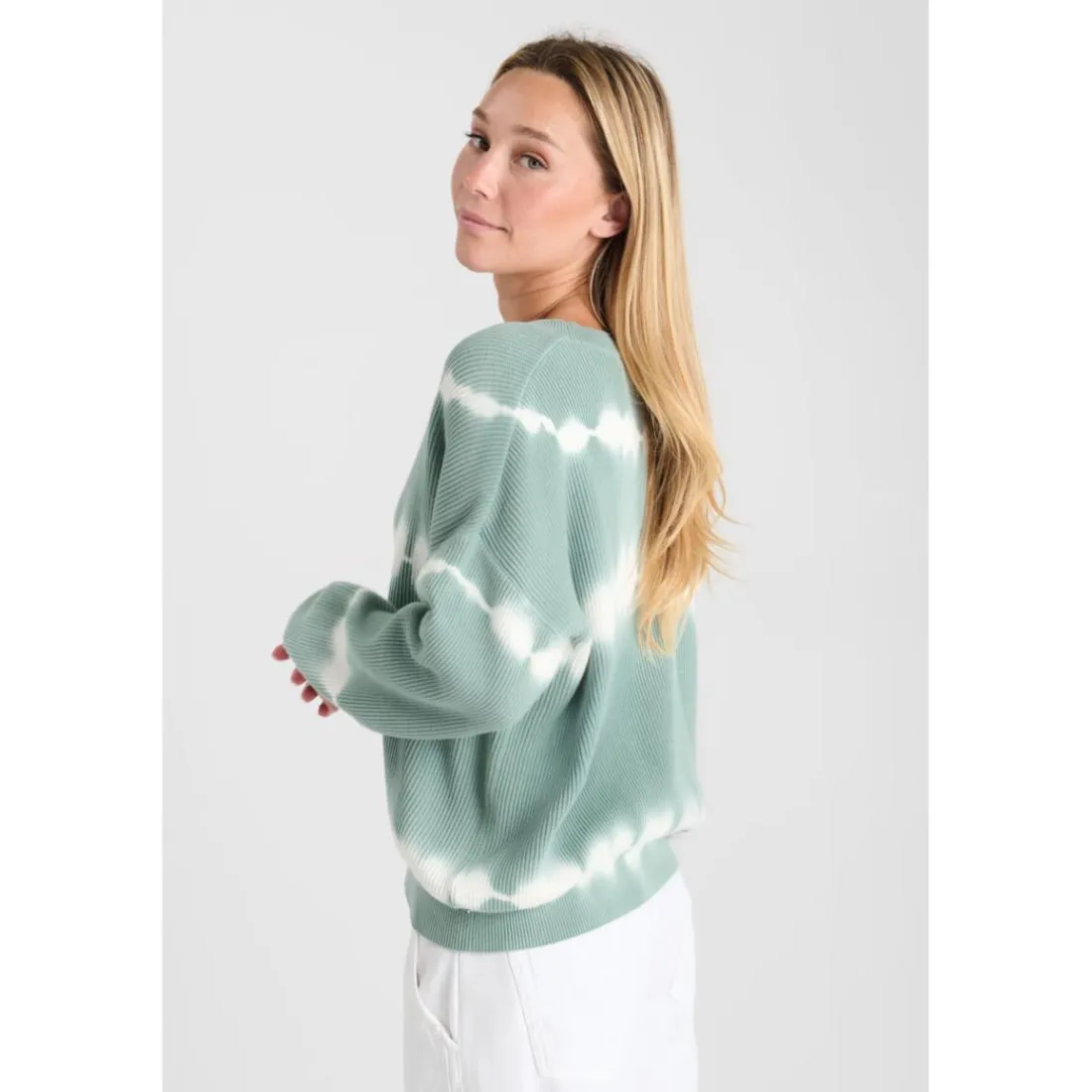 Pull SUREAU bleu en coton Zoé