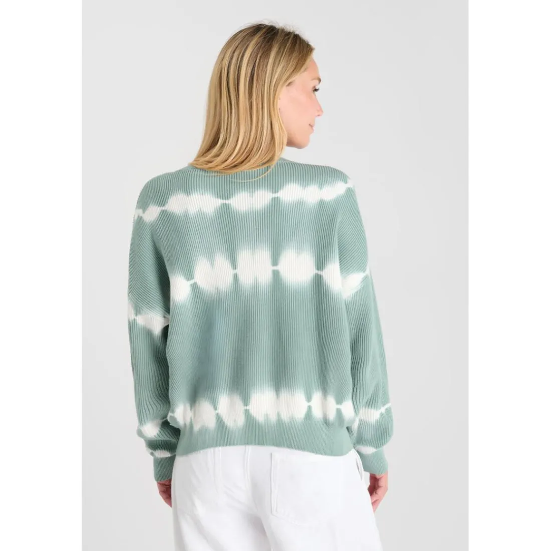 Pull SUREAU bleu en coton Zoé