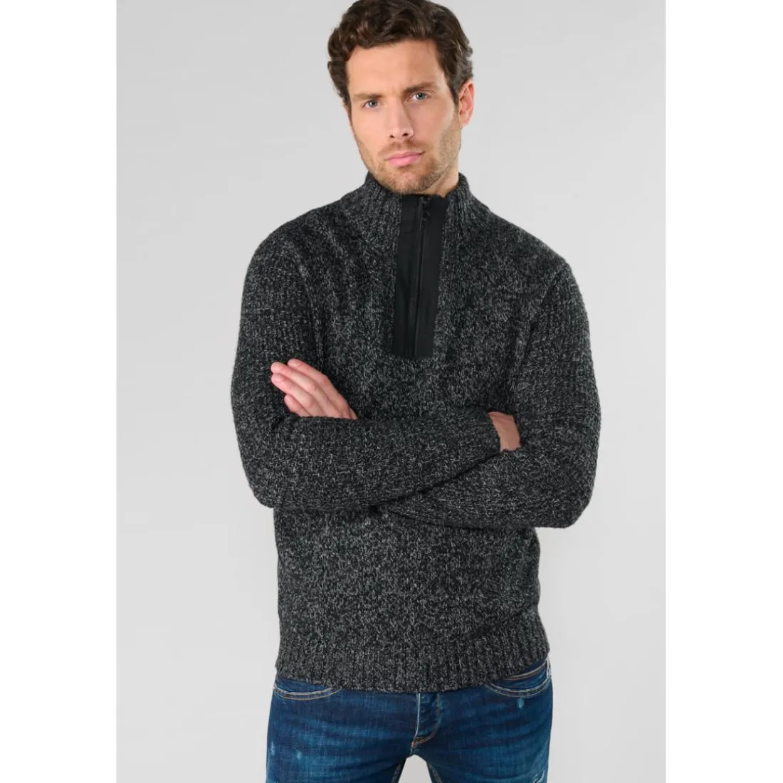 Pull TRIOS gris Toby