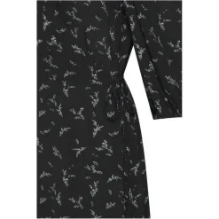 Robe à fleurs légère femme bleu stone en viscose