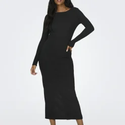Robe à manches longues Emma noir