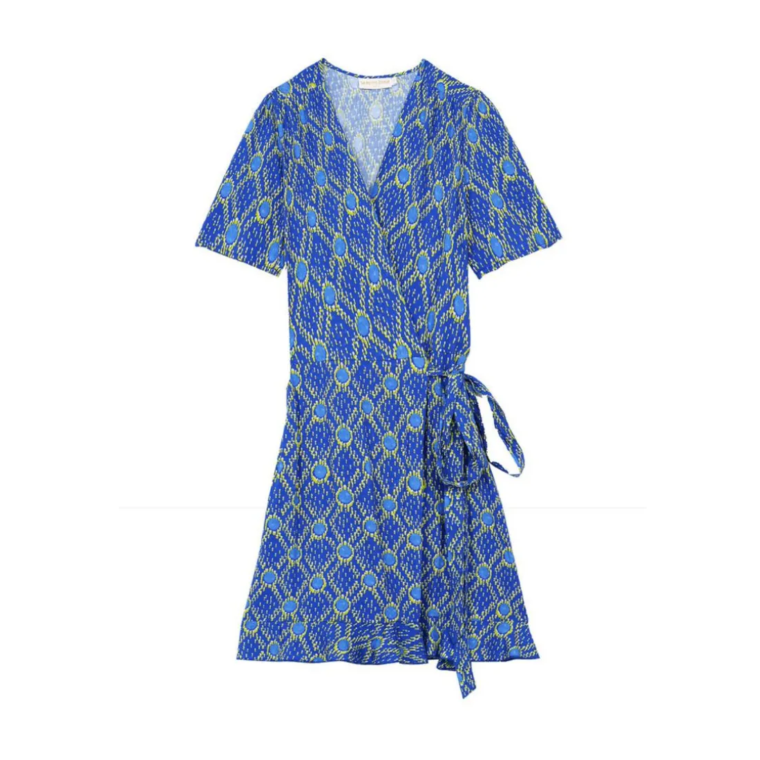 Robe BRIDGETTE bleu en viscose