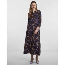 Robe chemise noir en viscose Tia