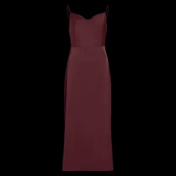 Robe col en v violet Noor