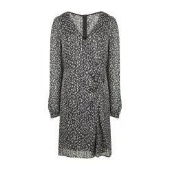 Robe courte à imprimé fantaisiste