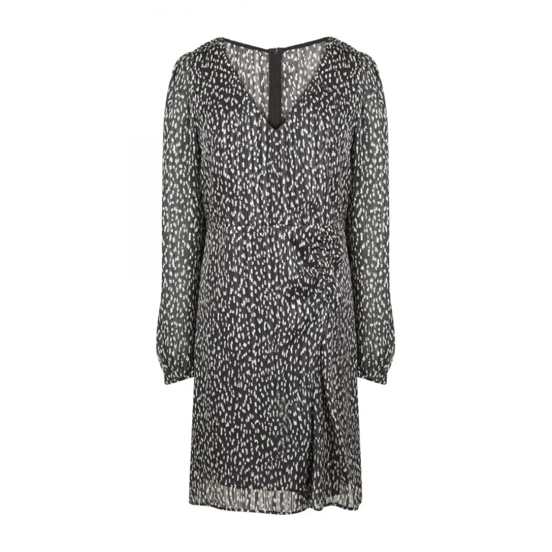 Robe courte à imprimé fantaisiste