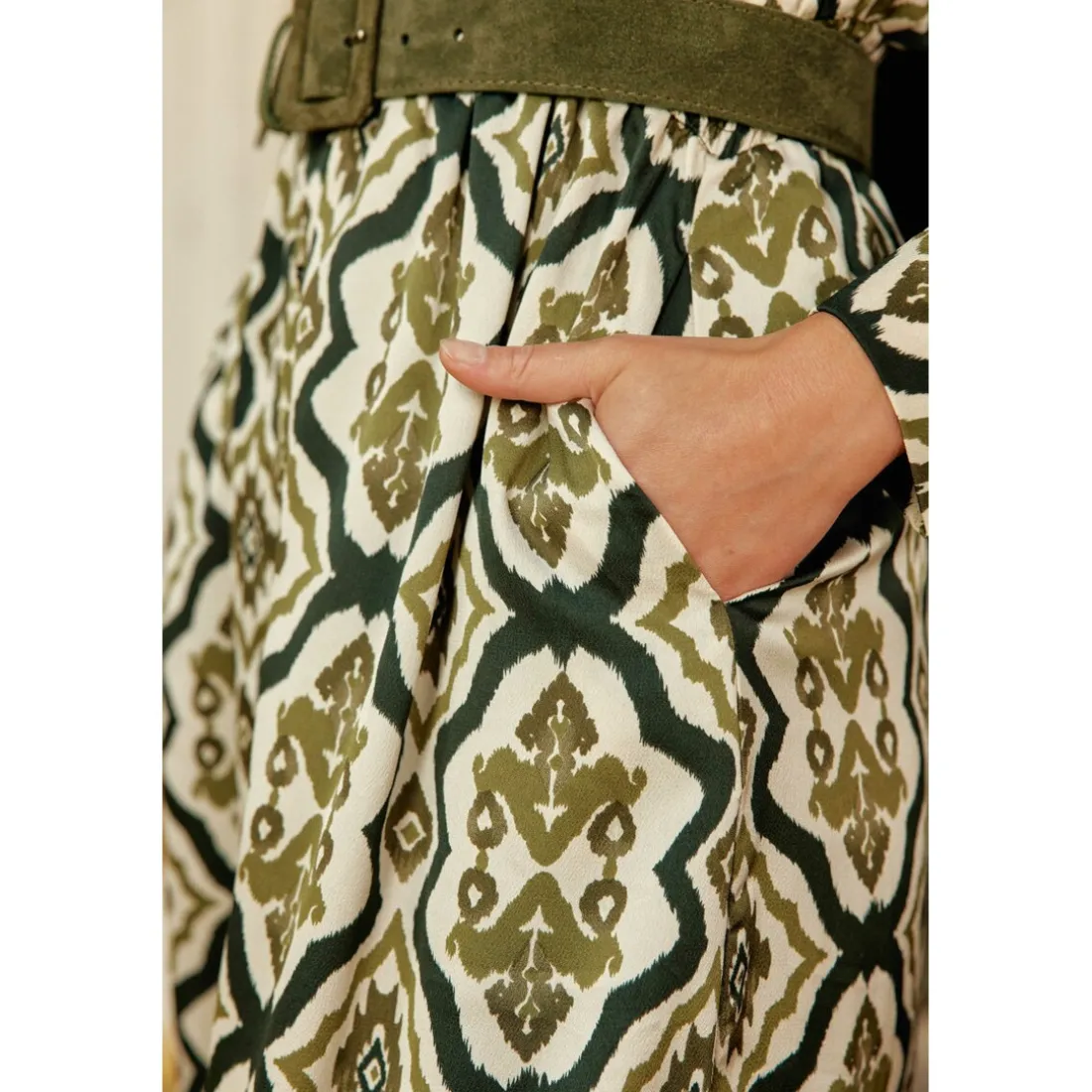 Robe courte ENSO - Verte