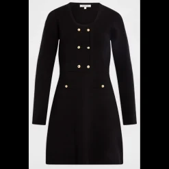 Robe courte femme Morgan noir en viscose