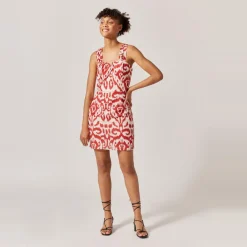 Robe courte imprimée