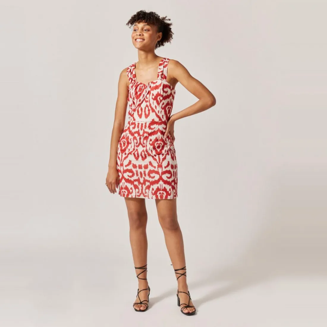 Robe courte imprimée