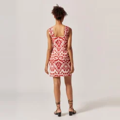 Robe courte imprimée