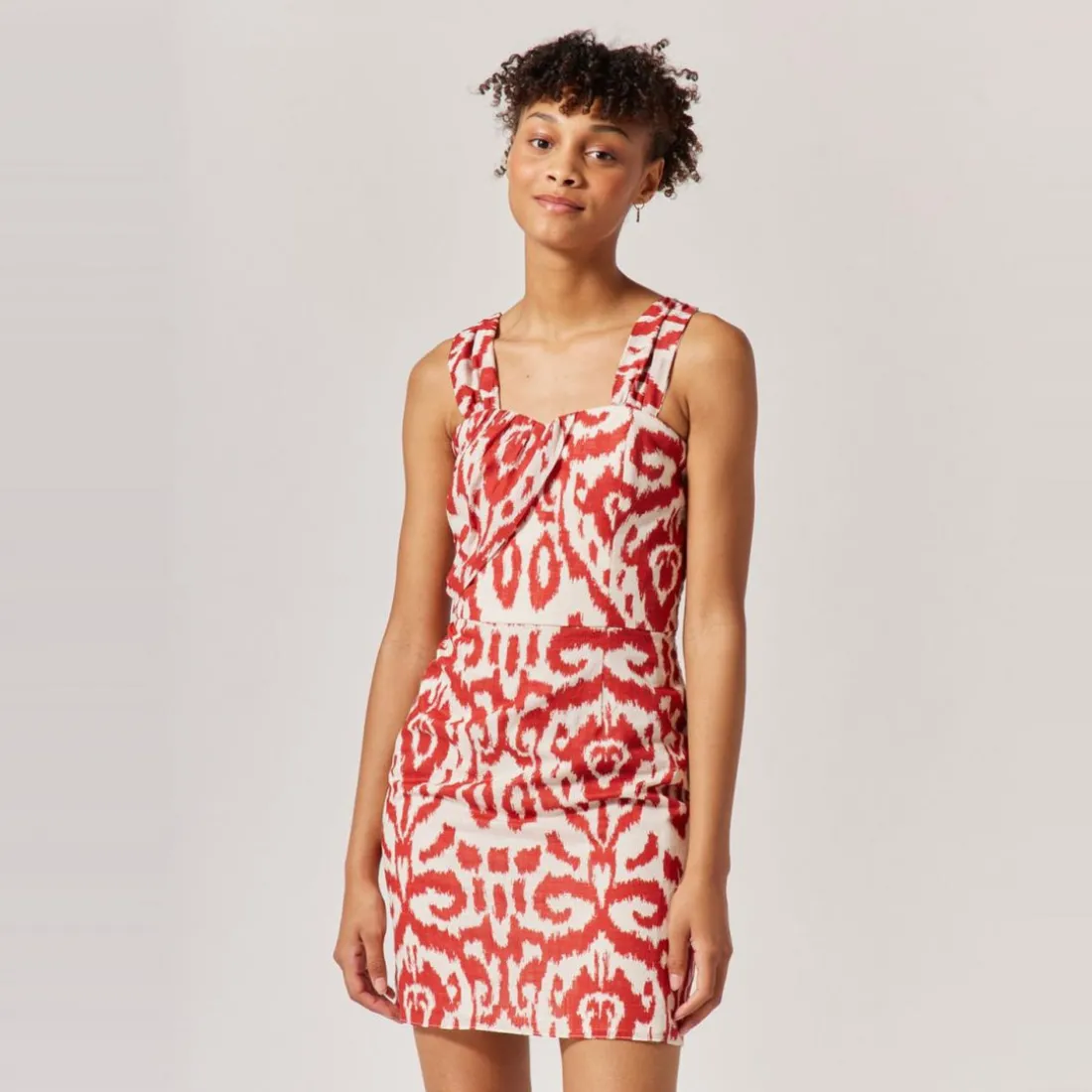 Robe courte imprimée
