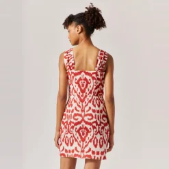Robe courte imprimée