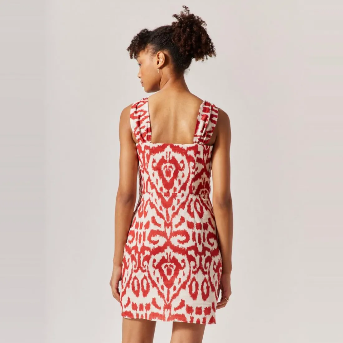 Robe courte imprimée