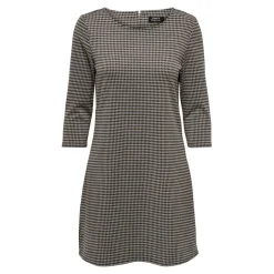 Robe courte manches 3/4 noir Pax