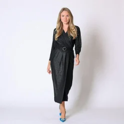 Robe croisée longue
