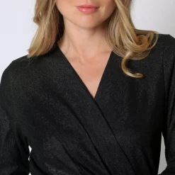 Robe croisée longue
